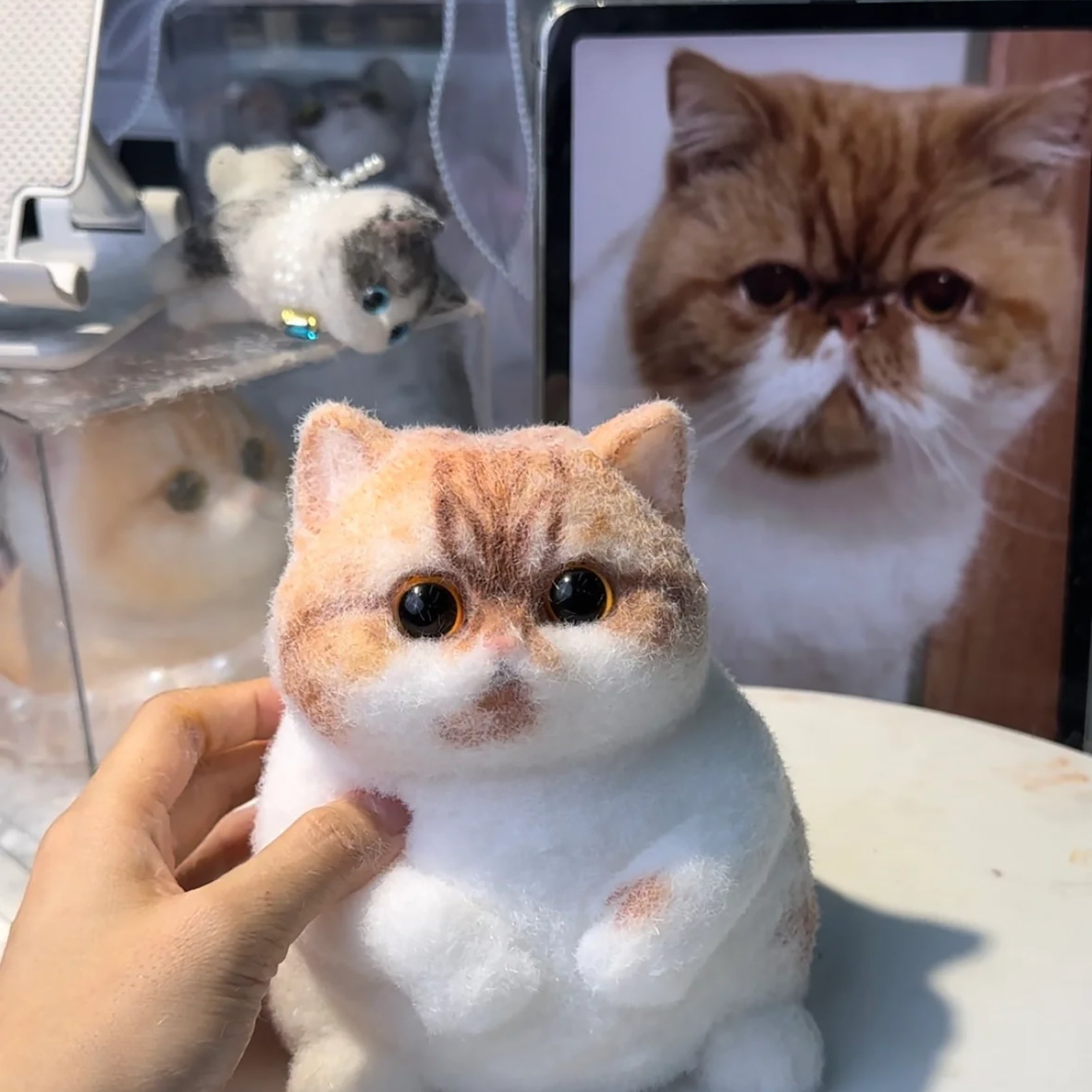 Custom Handmade Chubby Cat Squishy Toy – Unique & Adorable! (Big Size) - Squishy DIY