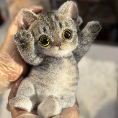 Premade Adorable Slim Kitty Squishy Lovely Cat Toy – Handmade & Unique Gift - Squishy DIY